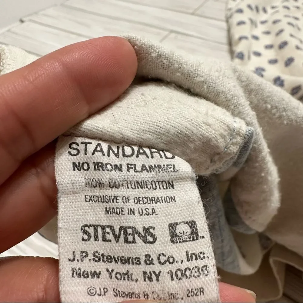 VNTG J.P. STEVENS‎ PAISLEY BANDANA STANDARD NO IRON FLANNEL LARGE PILLOW CASE
